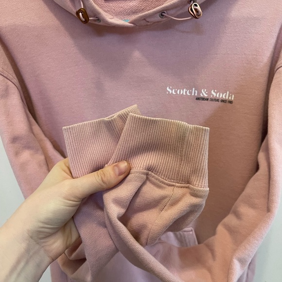 Scotch & Soda Amsterdam Pink Hoodie, Size Small - Picture 4 of 7